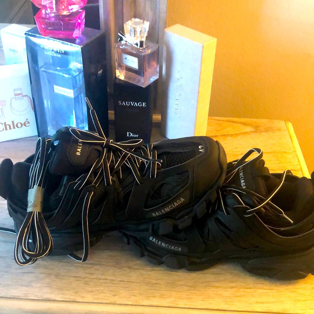 Balenciaga sneakers.